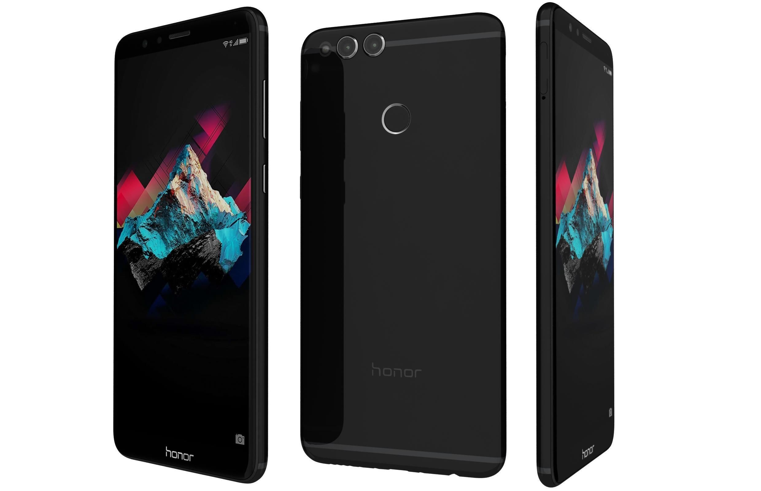 Huawei Honor 7 All Colors 3D model_1