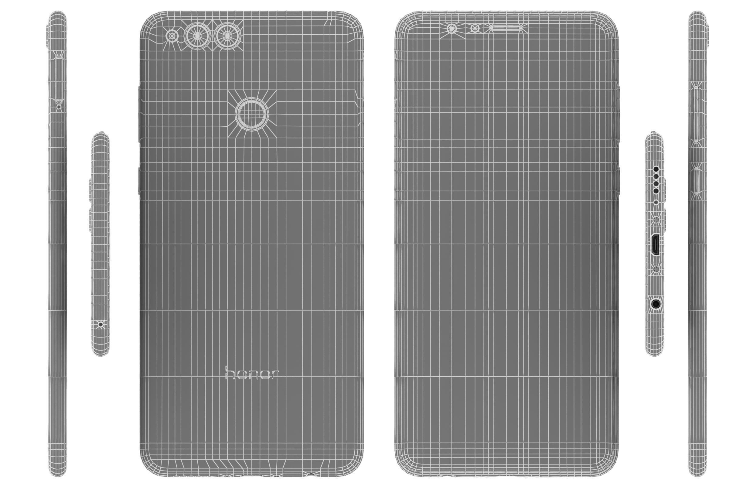 Huawei Honor 7 All Colors 3D model_31