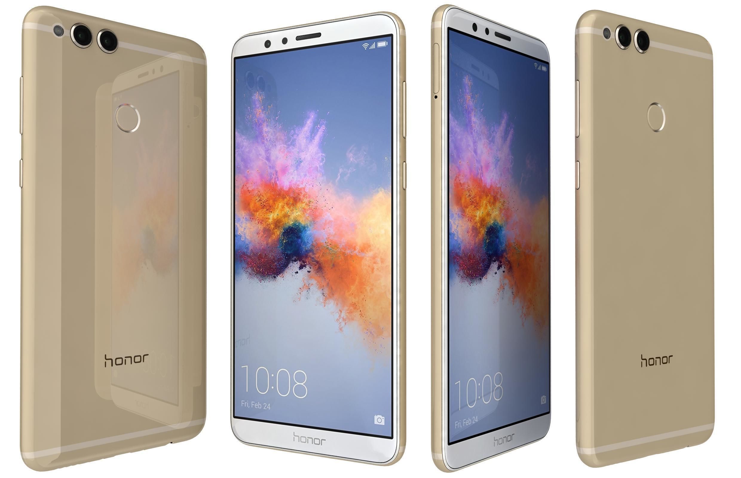 Huawei Honor 7 All Colors 3D model_4