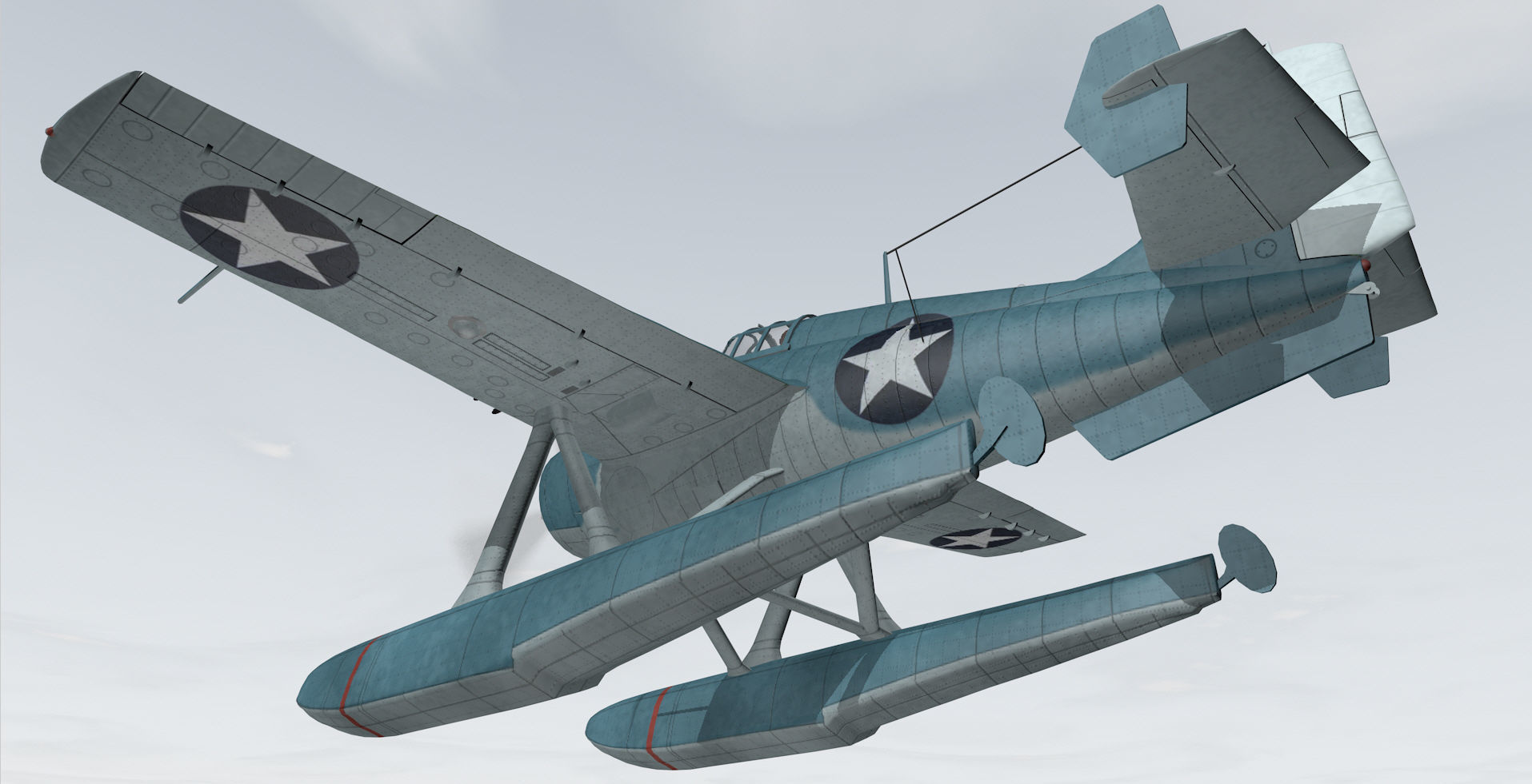 Grumman F4F-3S Wildcatfish 3D model_11