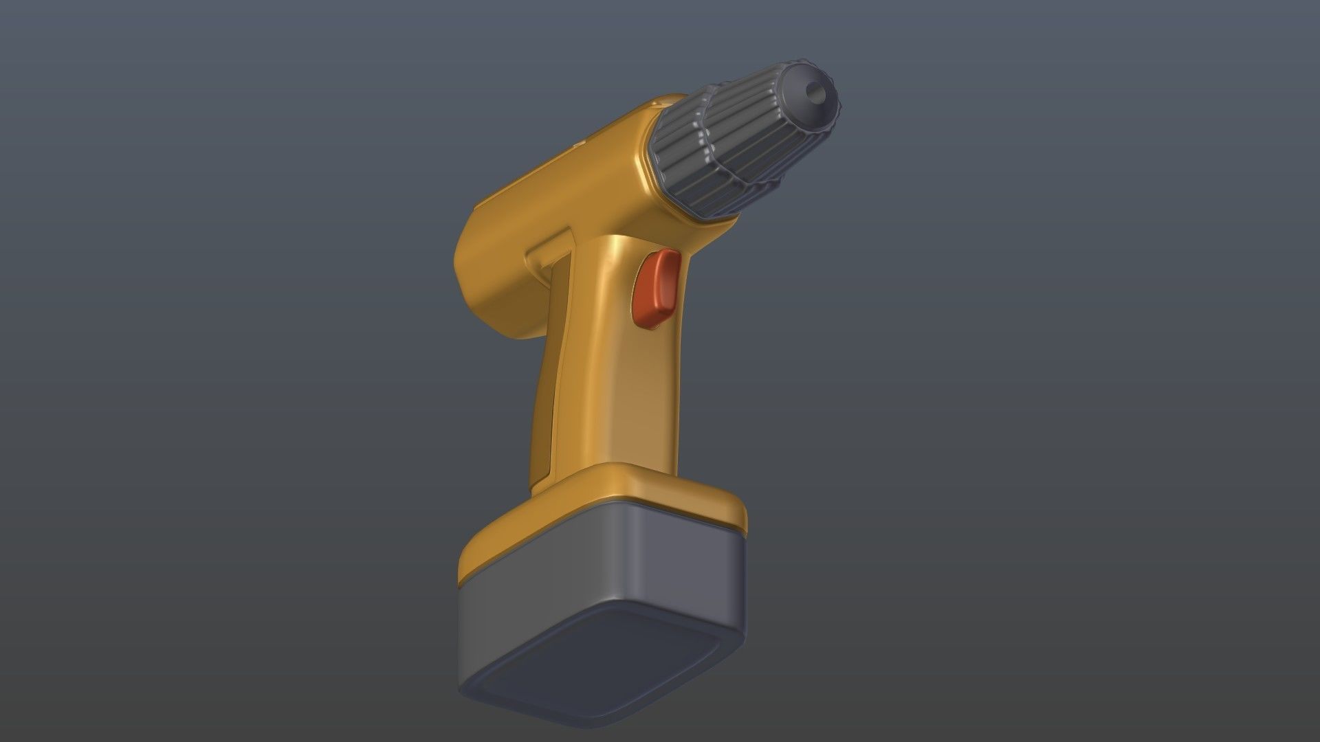 Power Drill 3D model_3