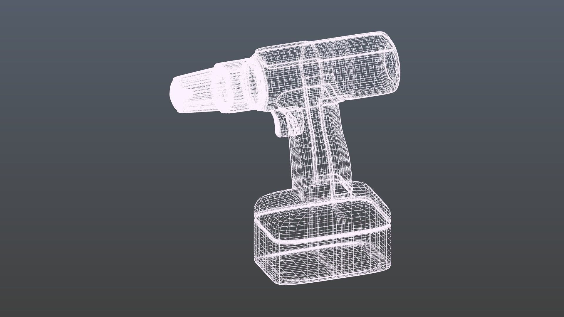 Power Drill 3D model_11