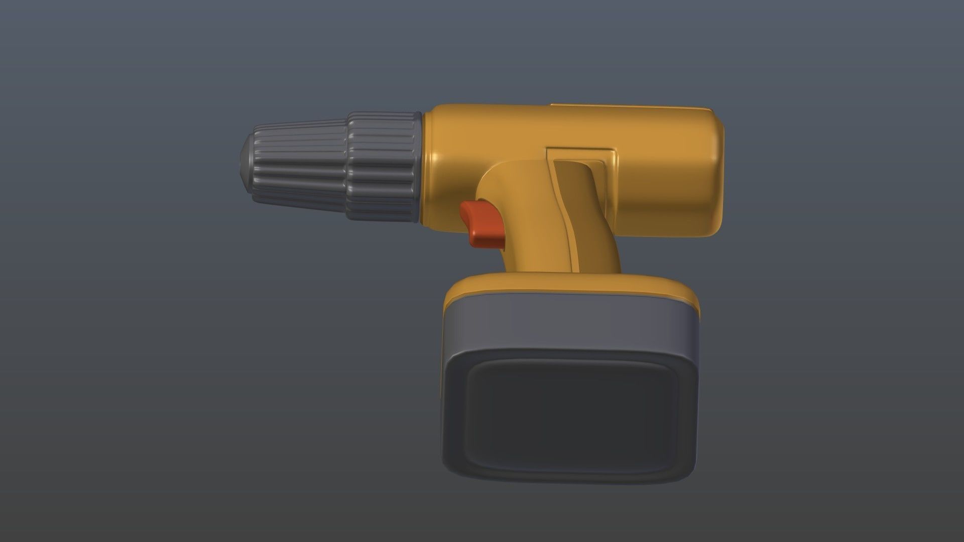 Power Drill 3D model_6
