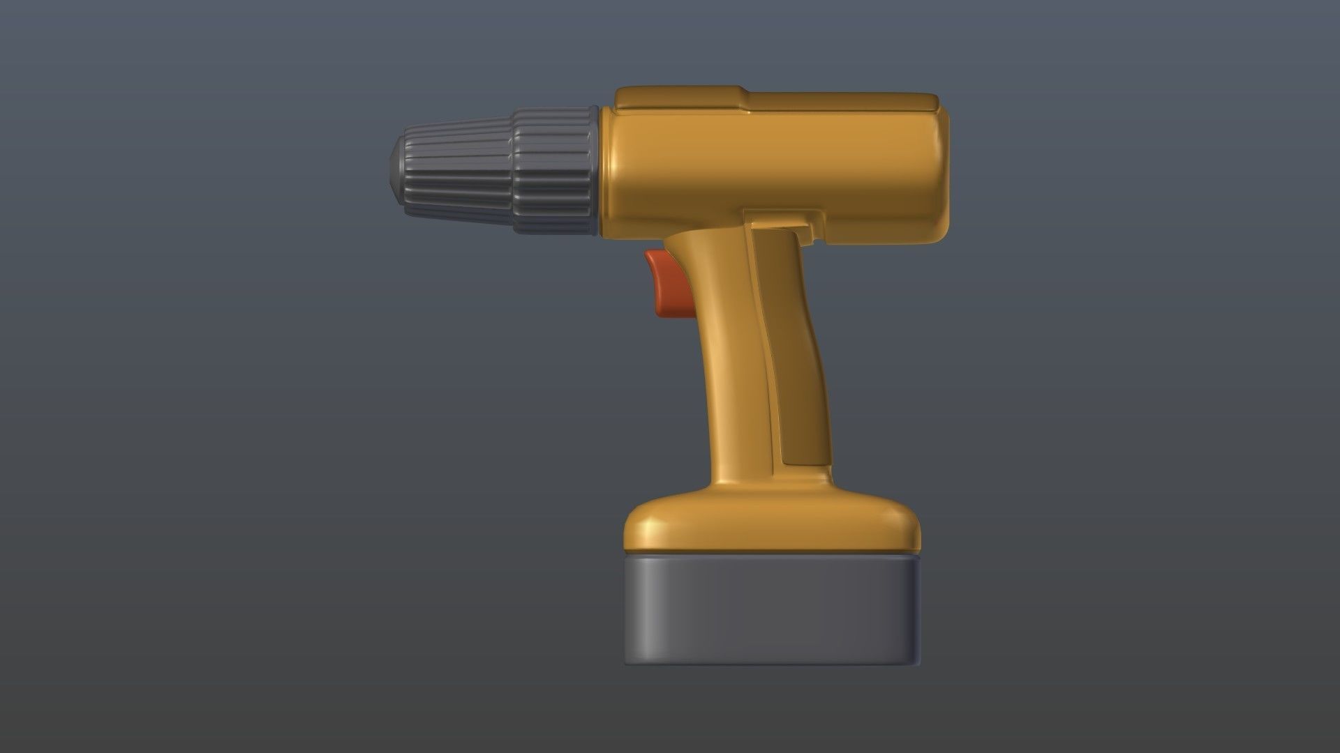 Power Drill 3D model_0