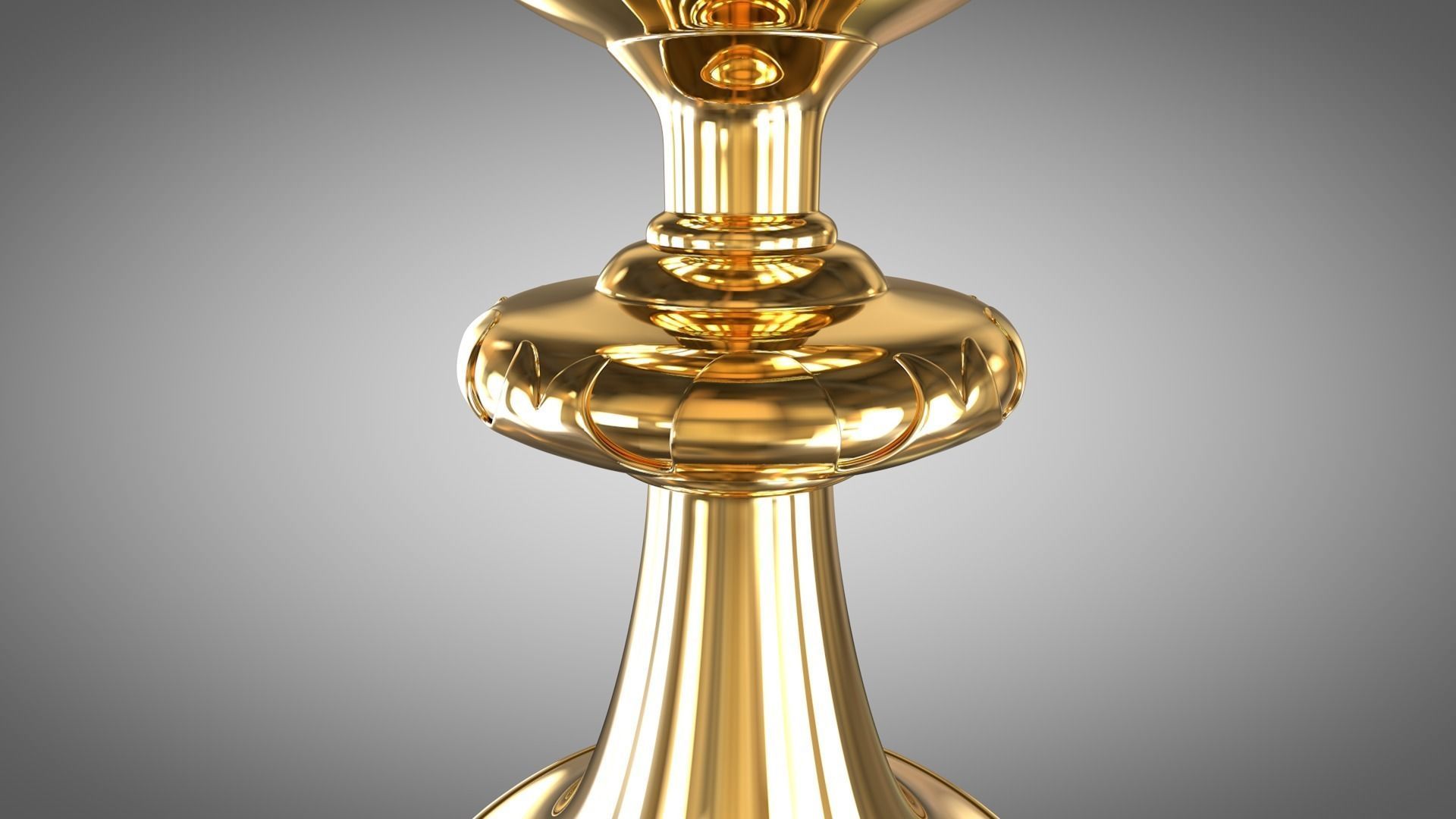 FIBA Basketball World Cup Trophy Low-poly 3D model_2