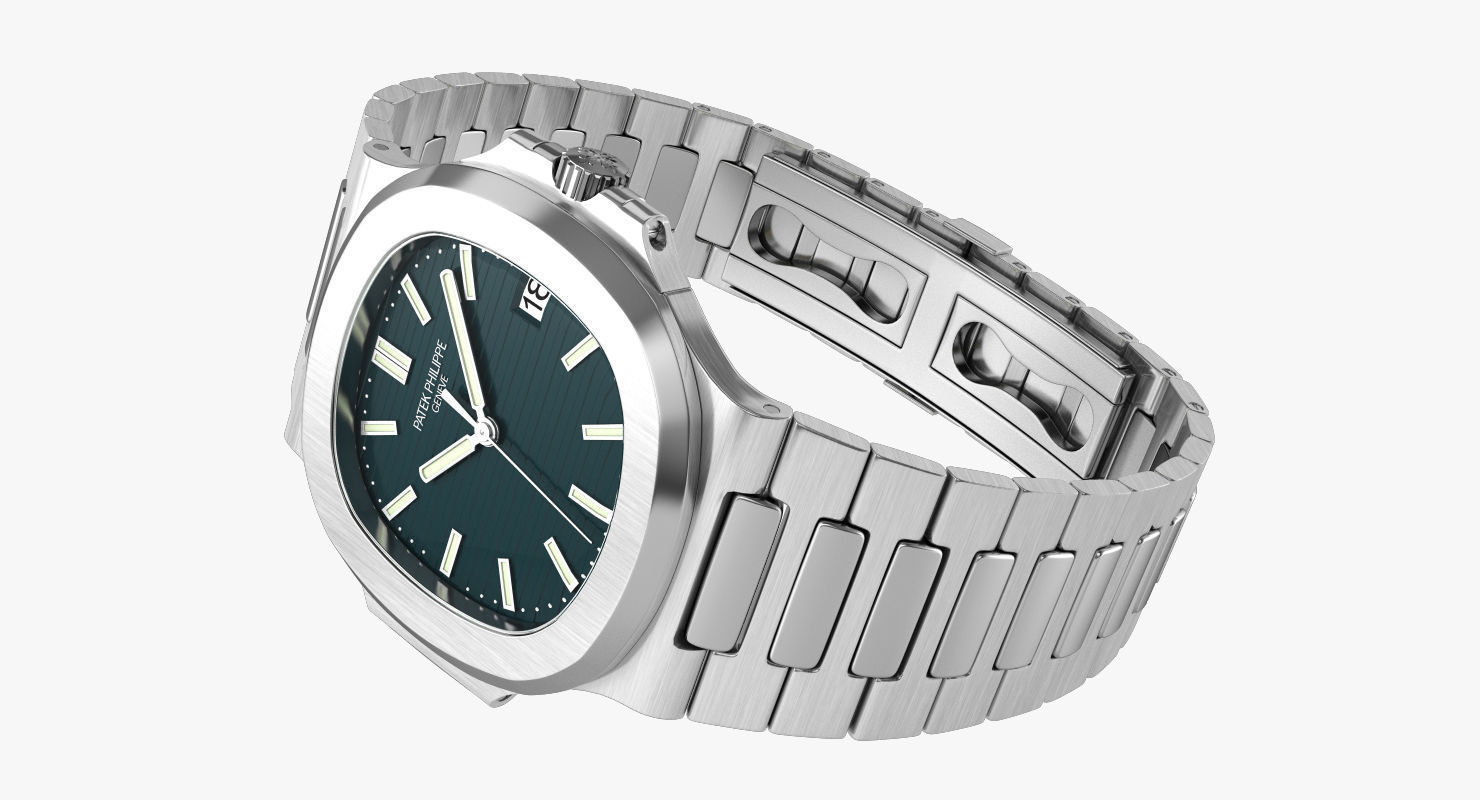 Patek Nautilus 3D model_5