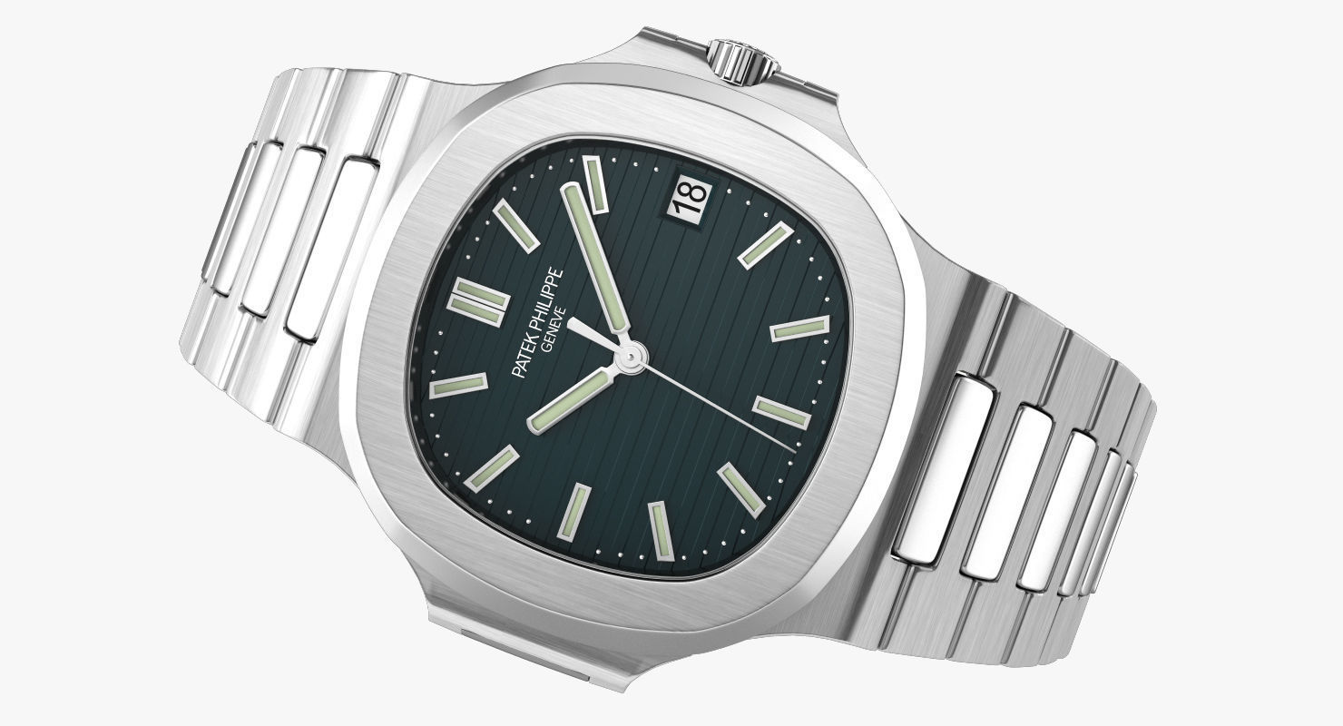 Patek Nautilus 3D model_4