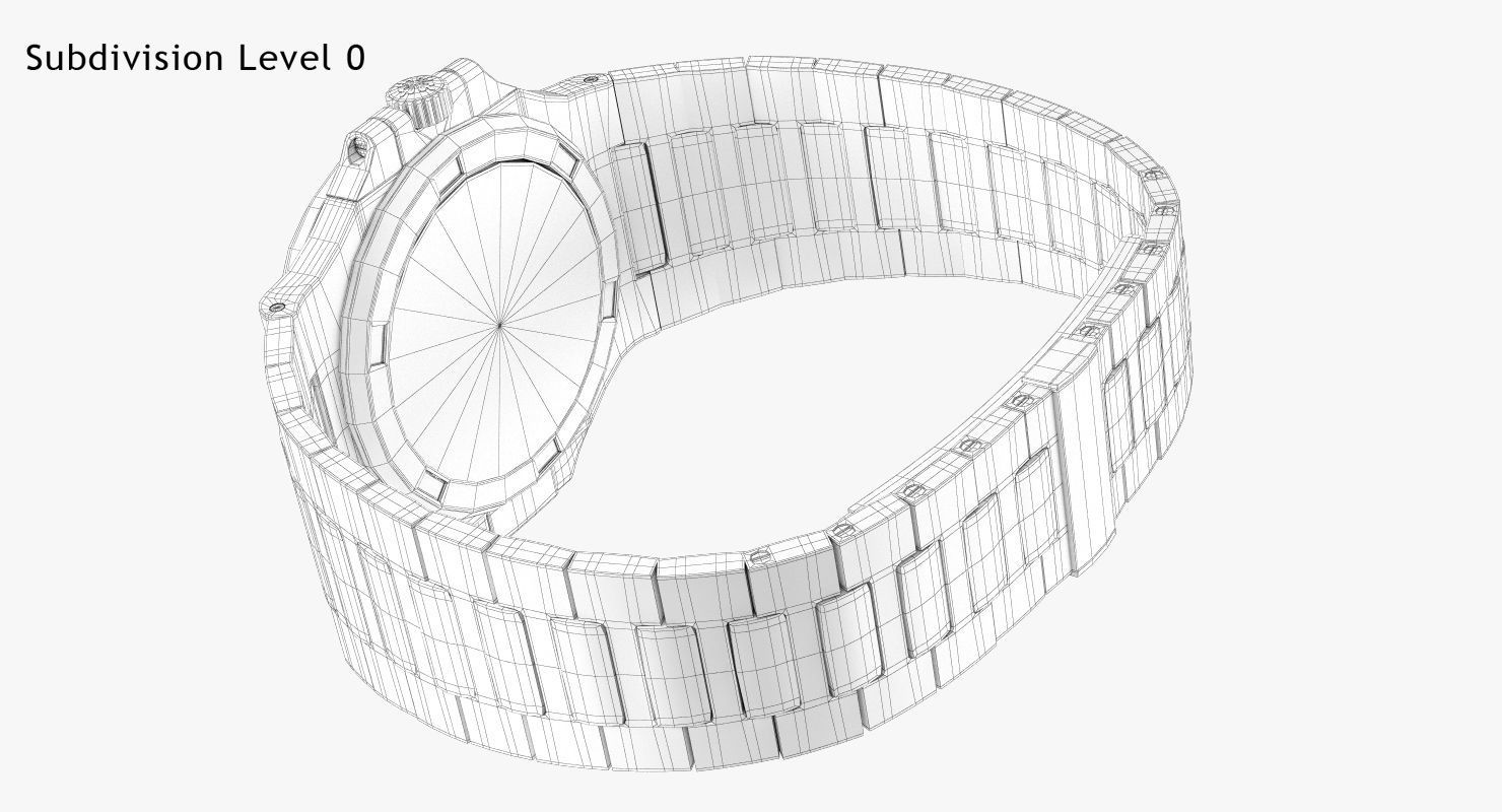 Patek Nautilus 3D model_8