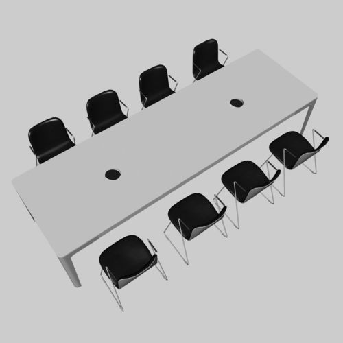 CONFERENCE TABLE PP 02 3D model