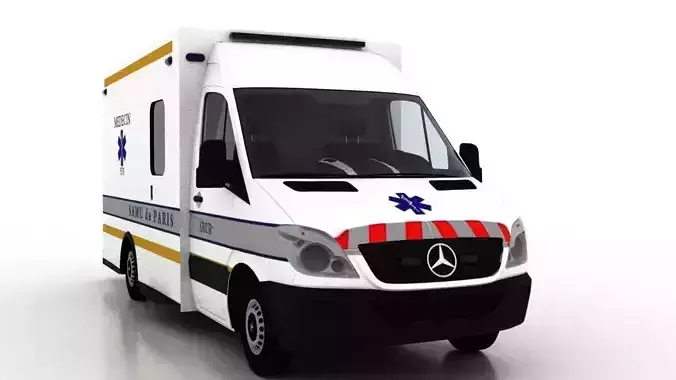 Mercedes Benz Sprinter Truck France Ambulance