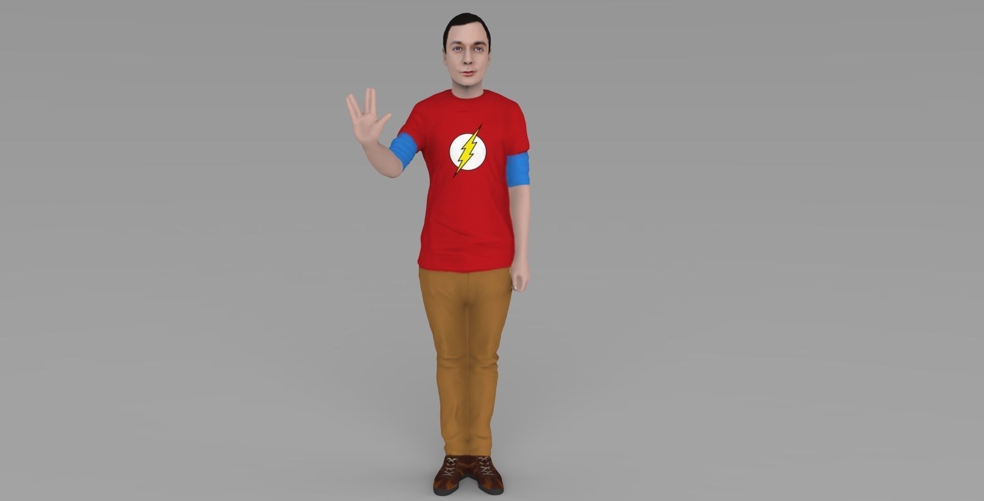 Famous TV Characters ready for full color 3D printing v1 3D print model_25