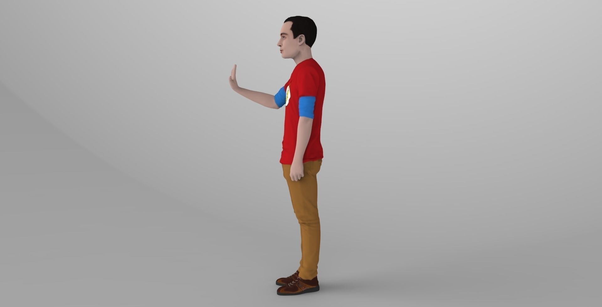 Famous TV Characters ready for full color 3D printing v1 3D print model_30