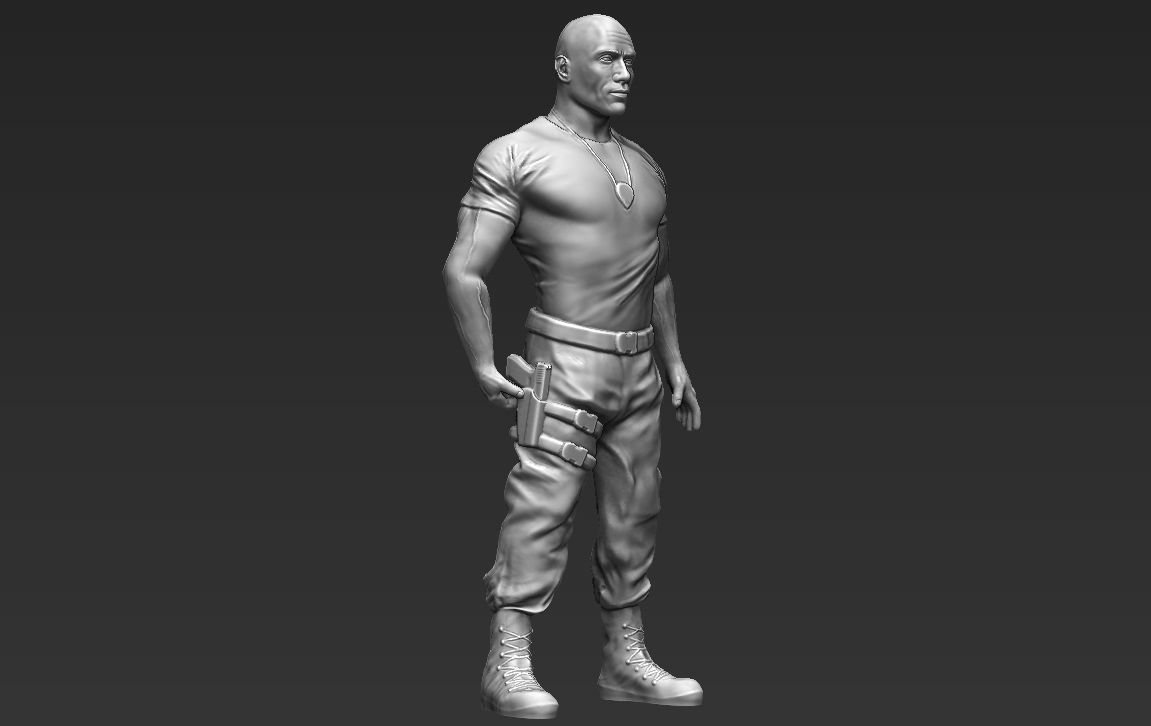 Famous TV Characters ready for full color 3D printing v1 3D print model_125