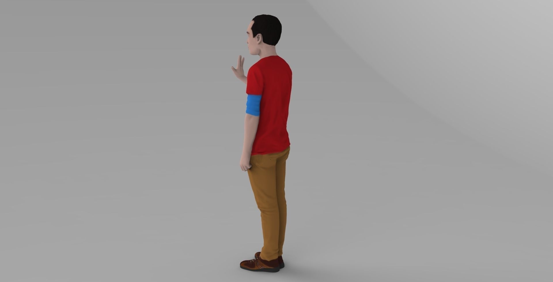 Famous TV Characters ready for full color 3D printing v1 3D print model_29