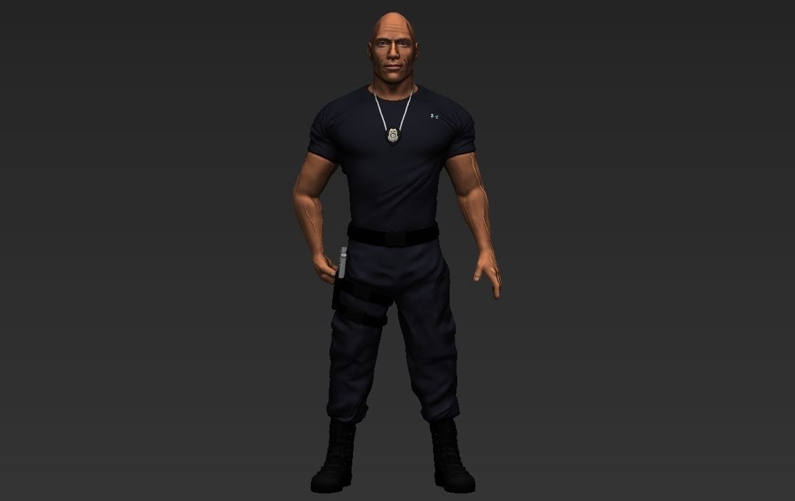 Famous TV Characters ready for full color 3D printing v1 3D print model_109