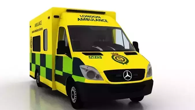 Mercedes Benz Sprinter Truck England Ambulance EU