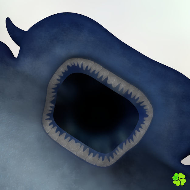 Glaucus atlanticus low poly Low-poly 3D model_6