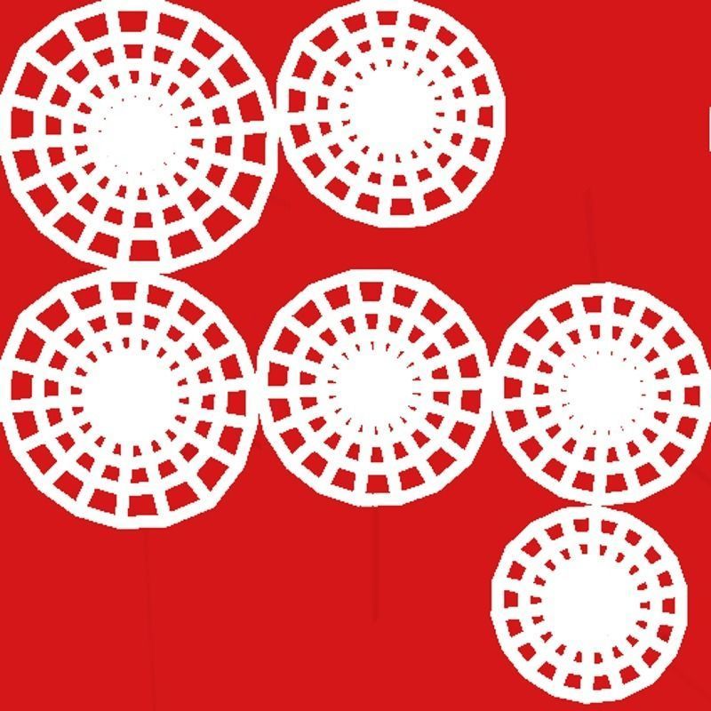 Minimalistic Ceramic  Vase Set  3D model_12