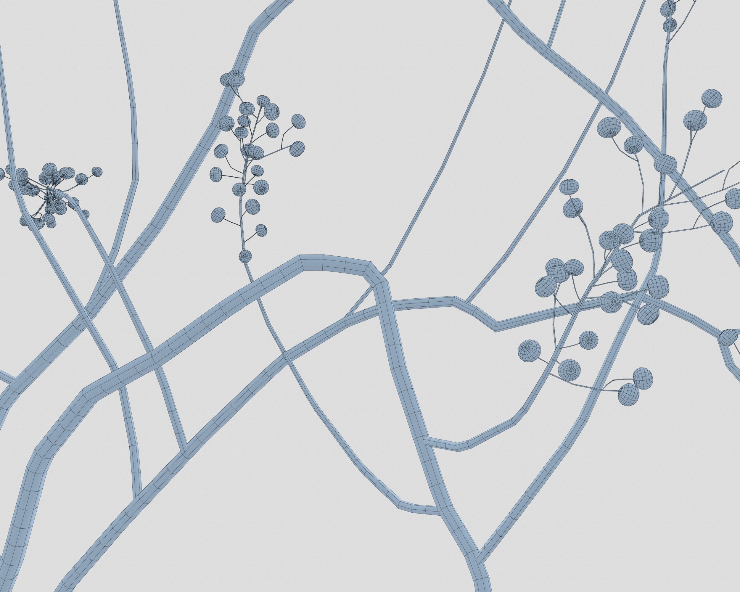 Minimalistic Ceramic  Vase Set  3D model_14