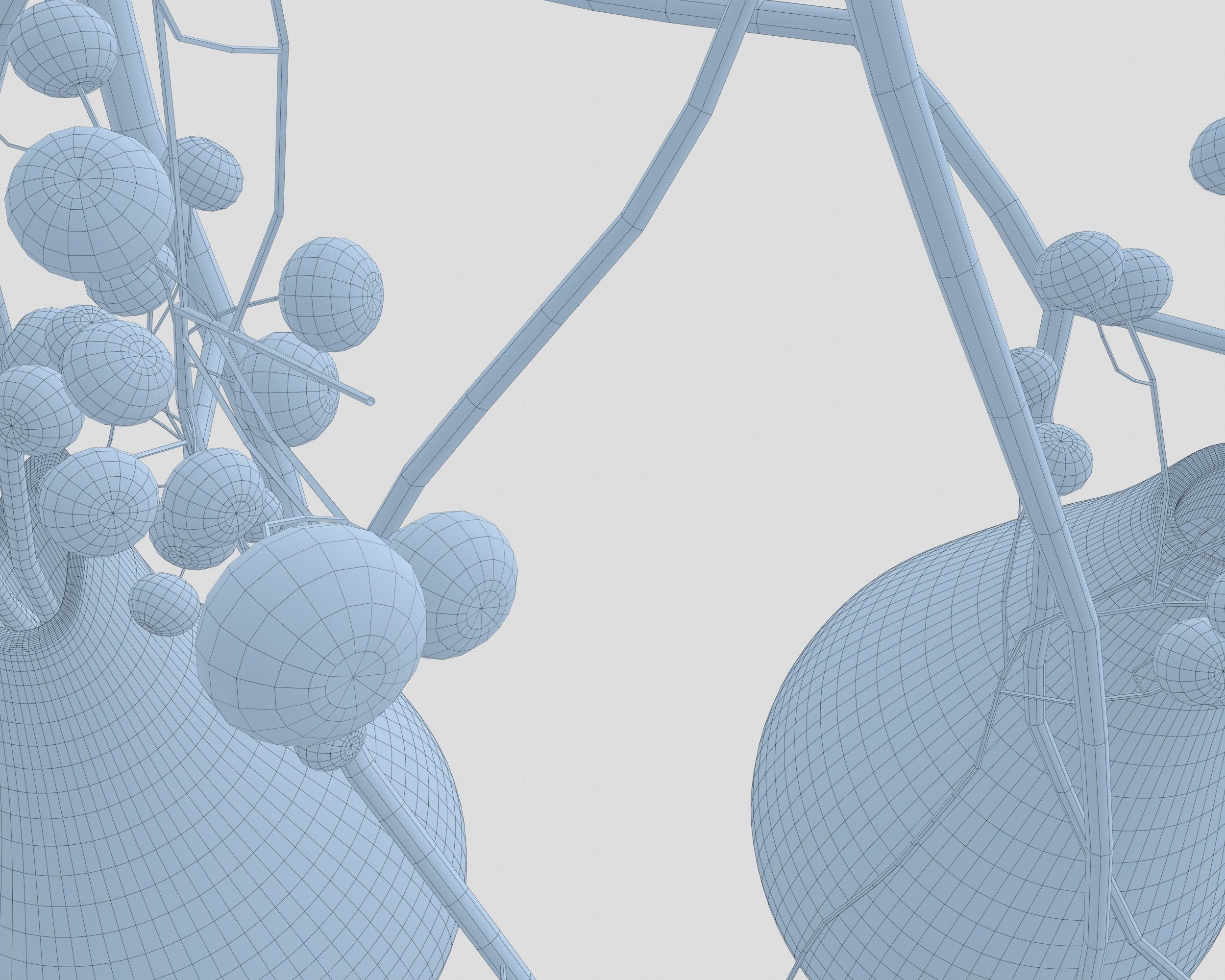 Minimalistic Ceramic  Vase Set  3D model_13