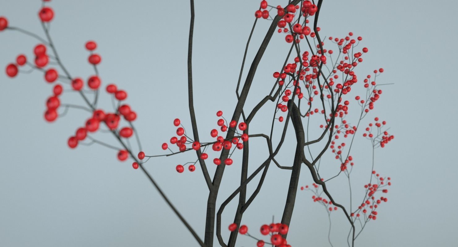 Minimalistic Ceramic  Vase Set  3D model_7