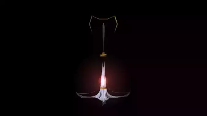 Low poly model of MMO Rune