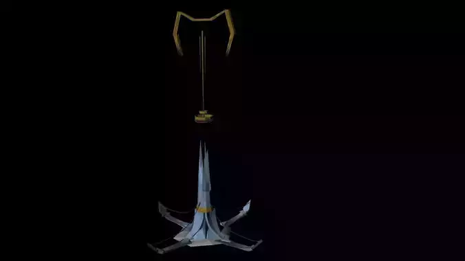 Low poly model of MMO Rune