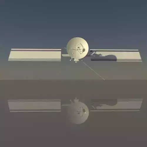 Low poly model of Satellite