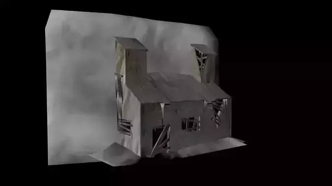 Low poly model of MMO House 5