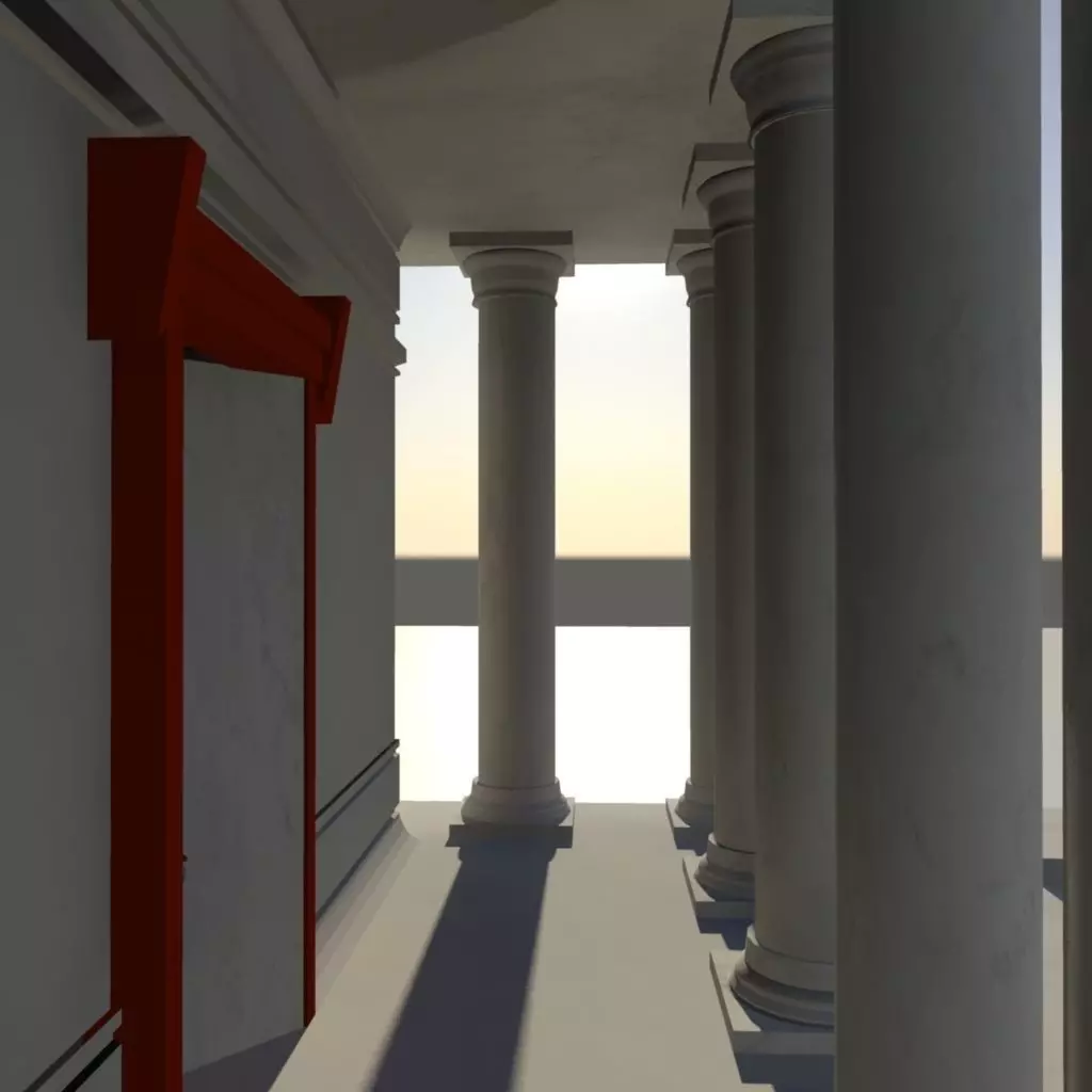 Low poly model of Deamon Temple 3D model_5