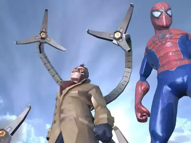 DC Model Spiderman Friends or Foe PACK 8