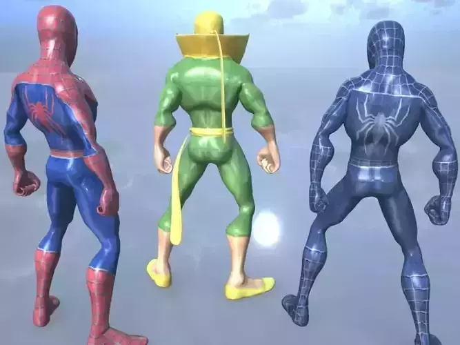 DC Model Spiderman Friends or Foe PACK 6
