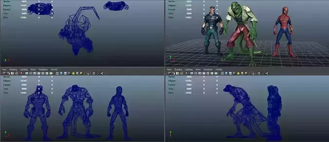 DC Model Spiderman Friends or Foe PACK 3