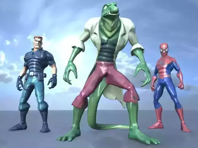 DC Model Spiderman Friends or Foe PACK 3