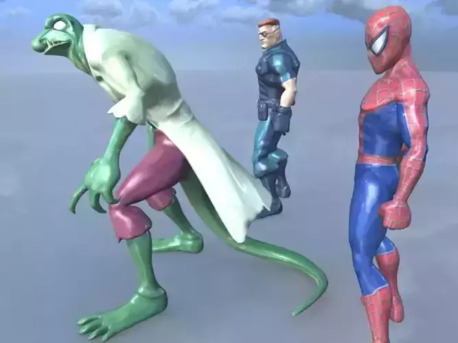 DC Model Spiderman Friends or Foe PACK 3