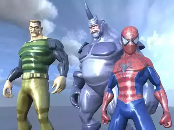 DC Model Spiderman Friends or Foe PACK 2
