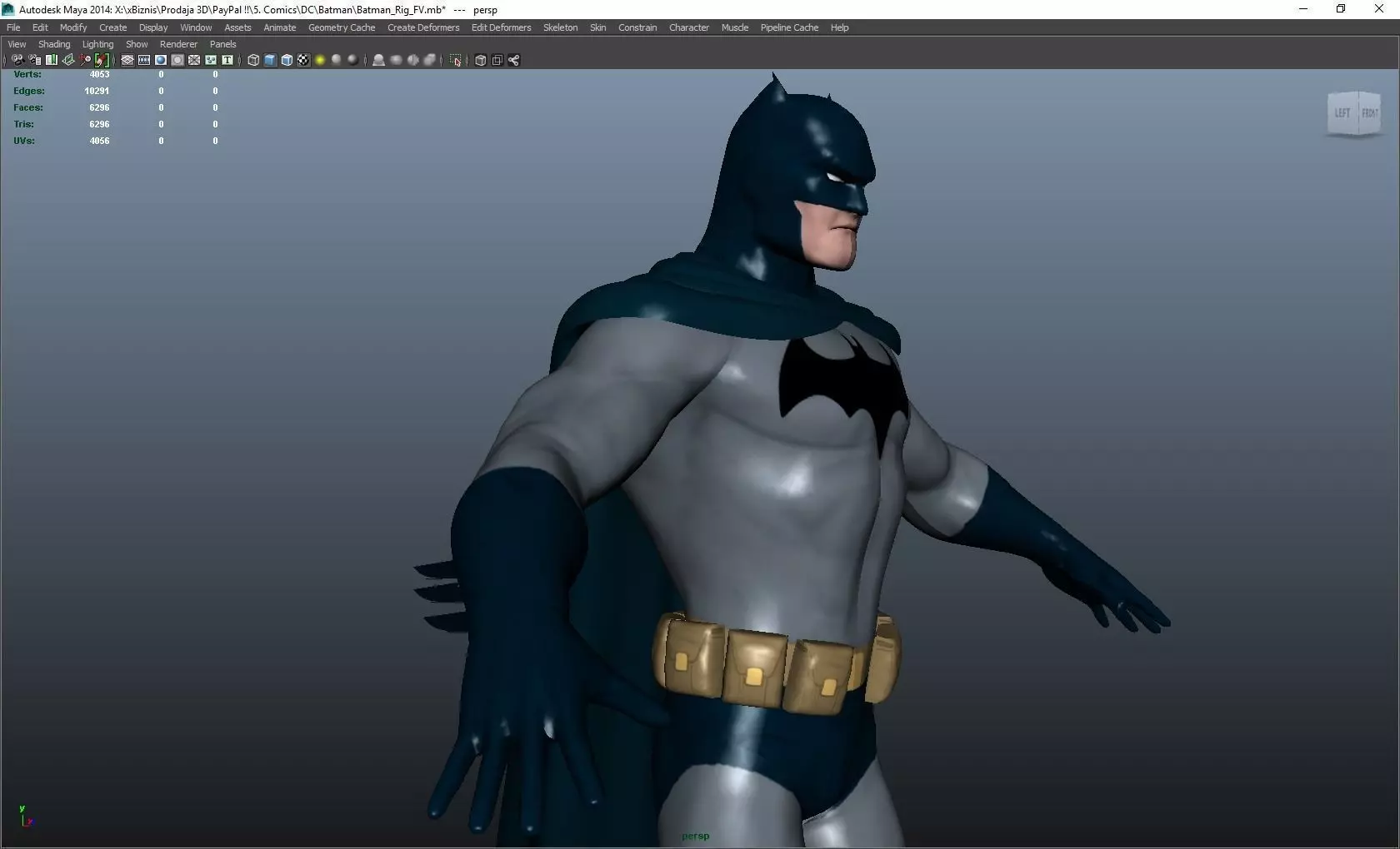 DC Model Batman 3D model_2