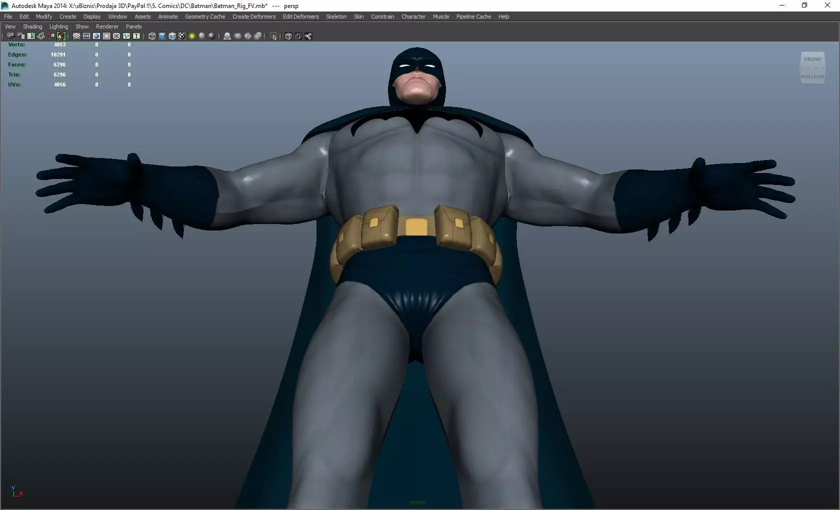 DC Model Batman 3D model_1