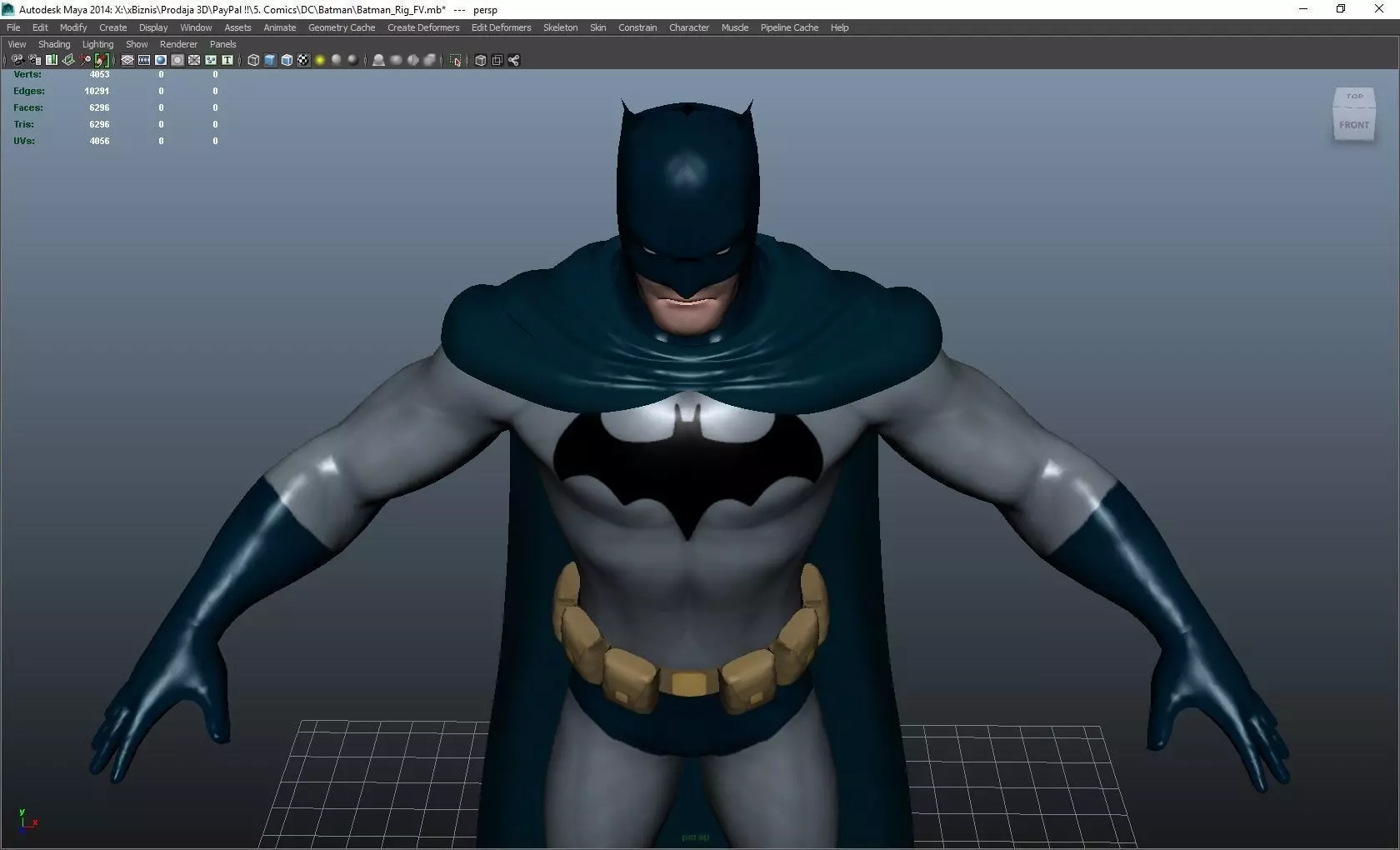 DC Model Batman 3D model_0