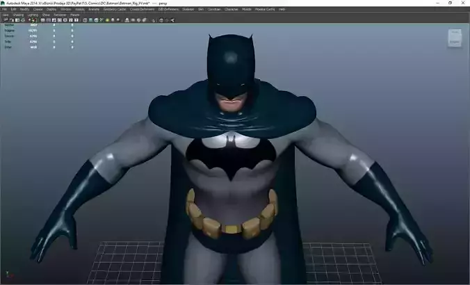 DC Model Batman 3D model