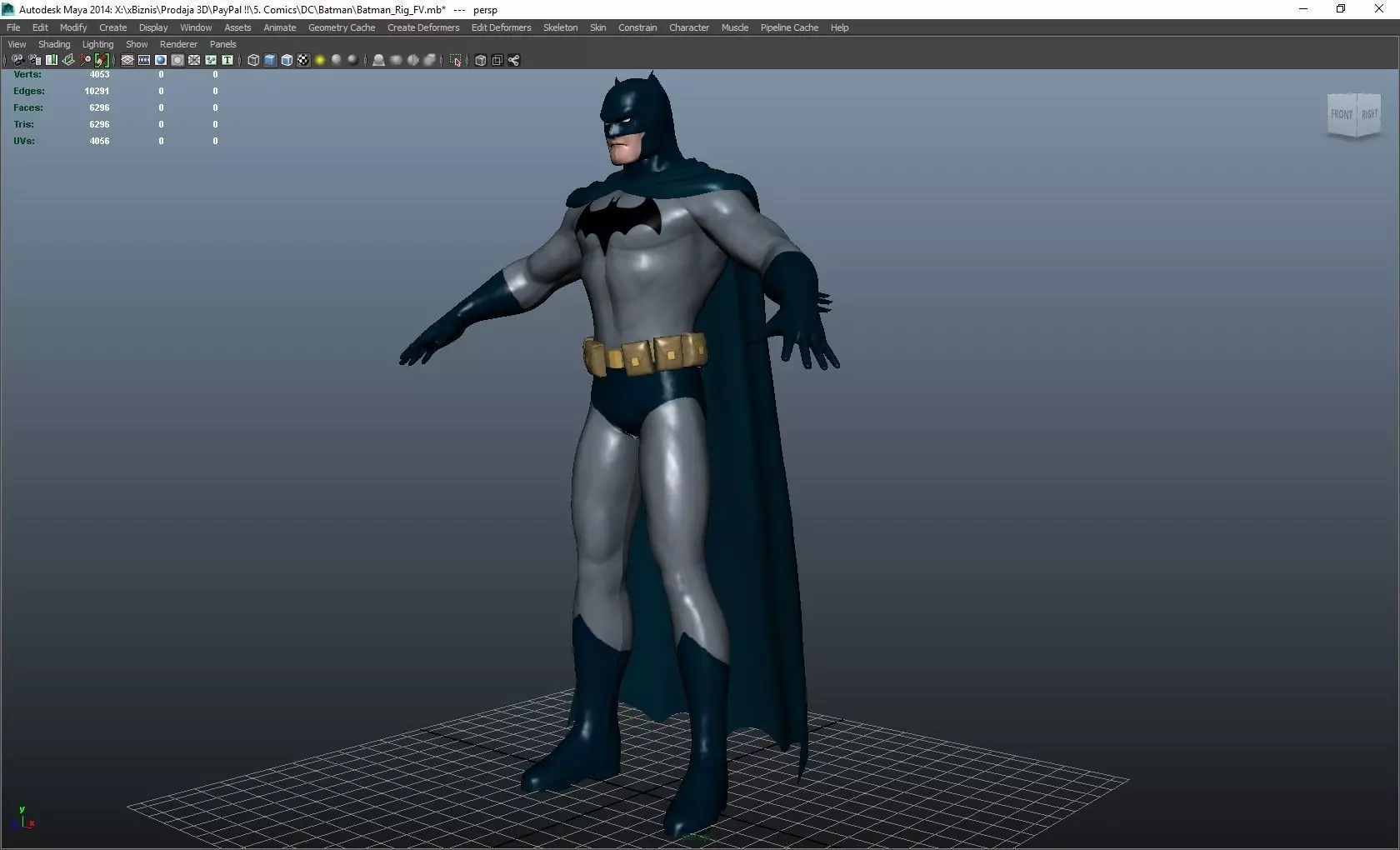 DC Model Batman 3D model_3