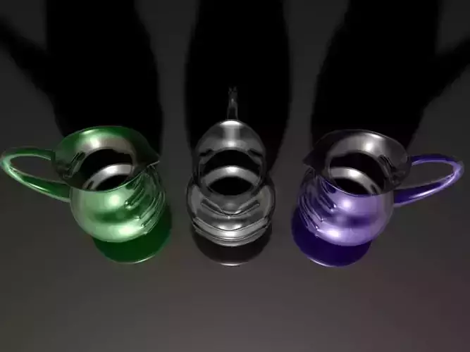 Low poly model of Water Holder