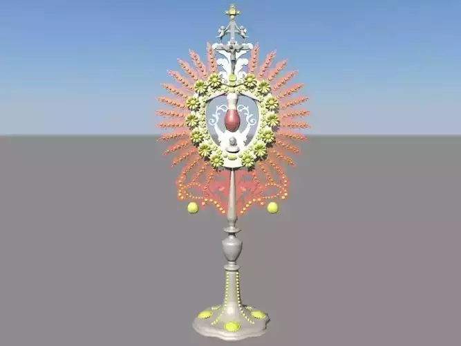 Low poly model of Holy blood 3D model