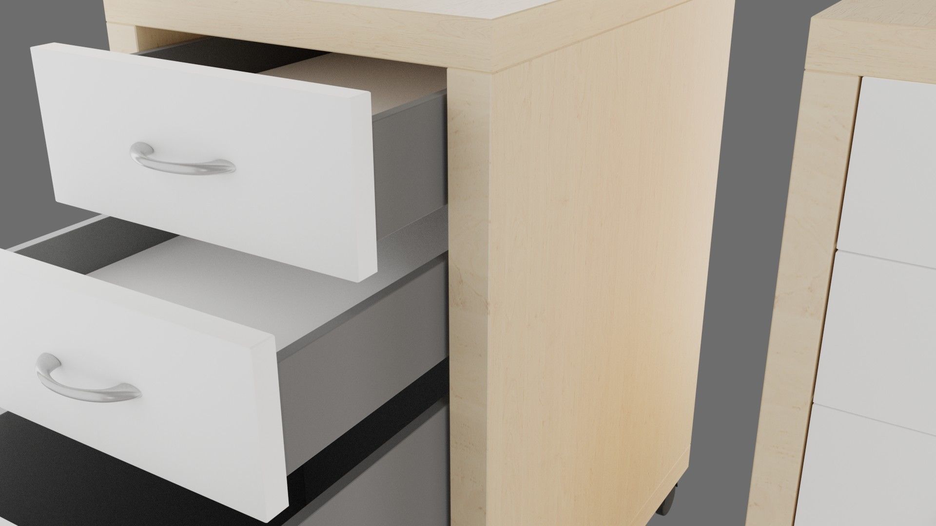 container with rolls 3D model_2