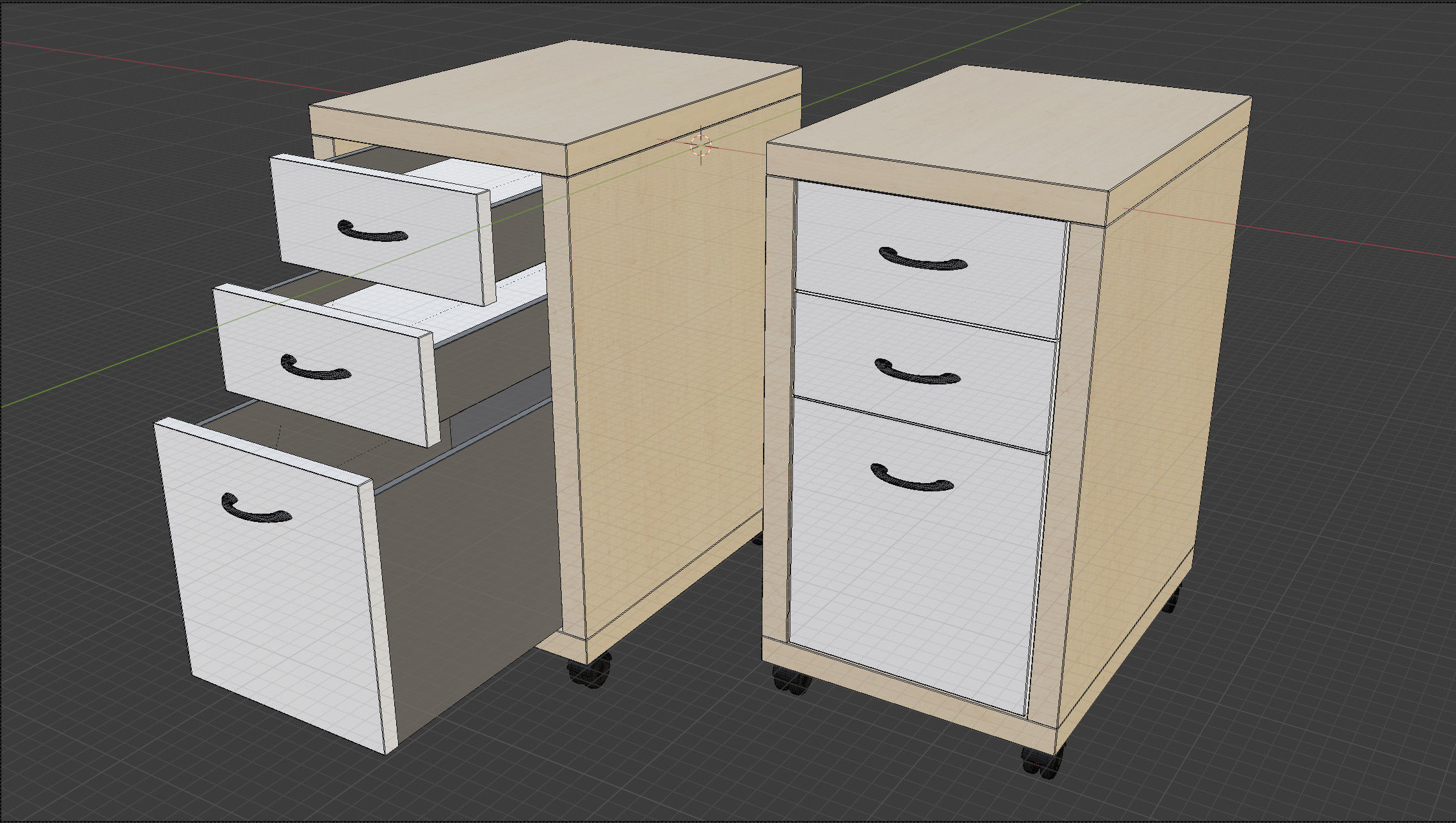container with rolls 3D model_5