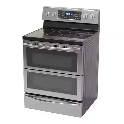 Electric range Samsung NE59J7850WG 3D model