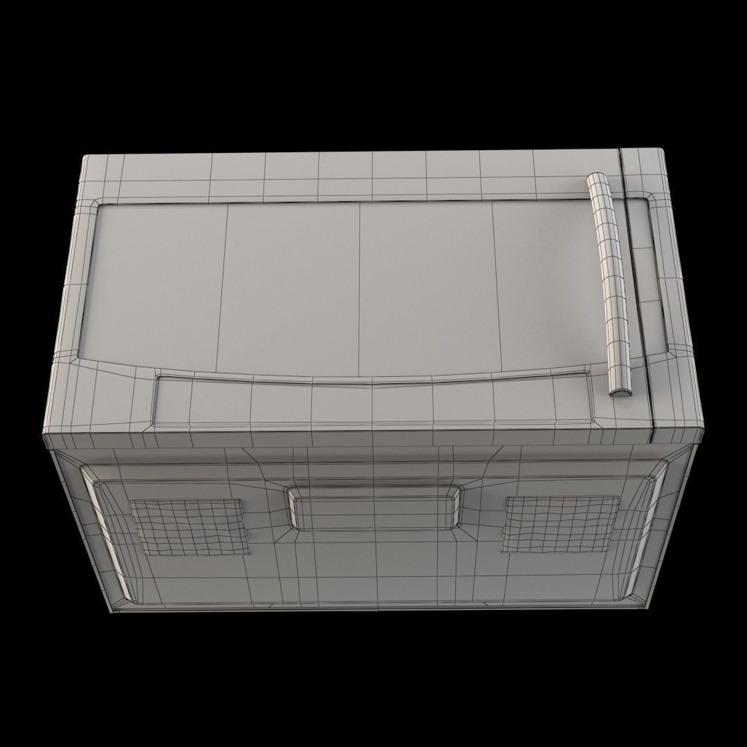 Wall-mounted microwave oven Samsung MC17J8000 3D model_5