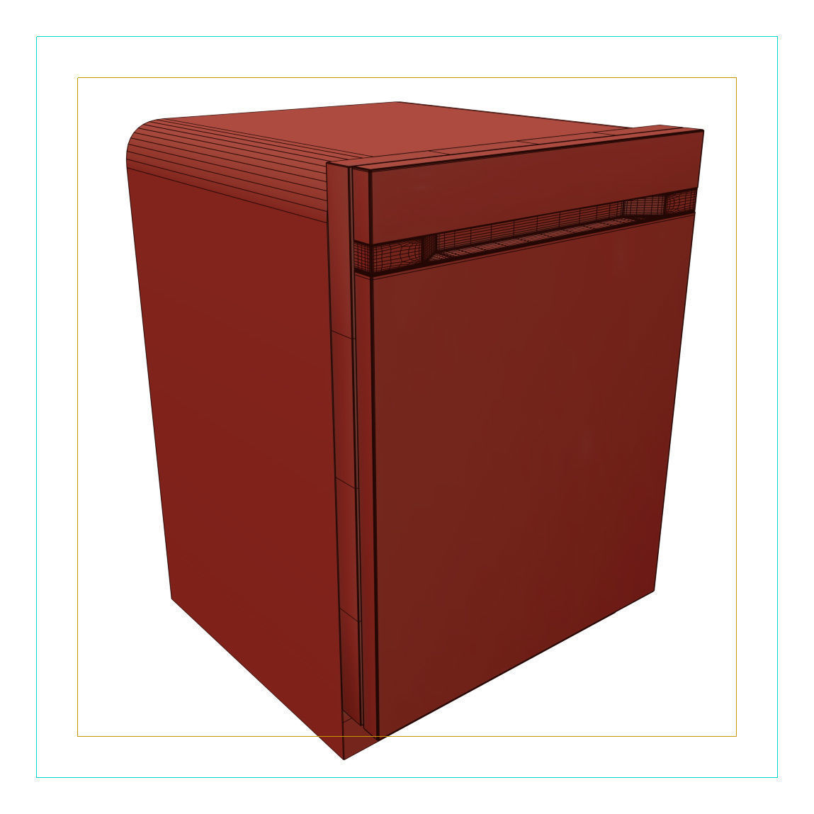 Built-in dishwasher Samsung DW80M9990UM 3D model_3