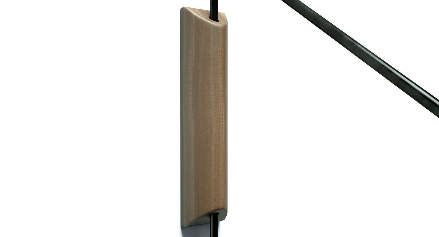  Modern Black  Wall Lamp 3D model_7