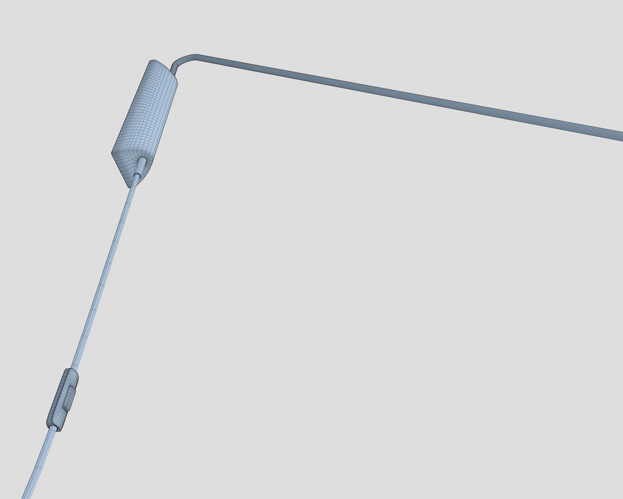  Modern Black  Wall Lamp 3D model_14